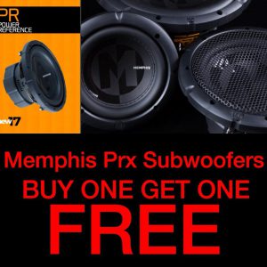 Memphis Prx Subwoofers Buy One Get One Free